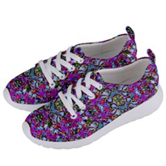 Multicolored Floral Collage Pattern 7200 Women s Lightweight Sports Shoes by dflcprints