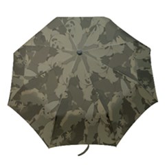 Country Boy Fishing Camouflage Pattern Folding Umbrellas by Bigfootshirtshop