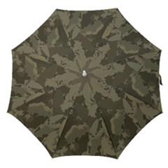 Country Boy Fishing Camouflage Pattern Straight Umbrellas by Bigfootshirtshop