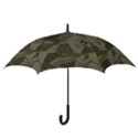 Country Boy Fishing Camouflage Pattern Hook Handle Umbrellas (Large) View3