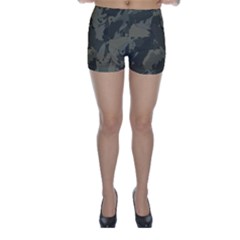 Country Boy Fishing Camouflage Pattern Skinny Shorts by Bigfootshirtshop