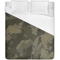 Country Boy Fishing Camouflage Pattern Duvet Cover (california King Size) by Bigfootshirtshop