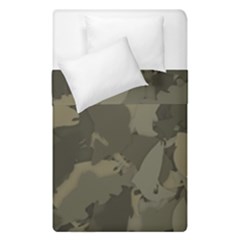 Country Boy Fishing Camouflage Pattern Duvet Cover Double Side (single Size) by Bigfootshirtshop