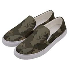 Country Boy Fishing Camouflage Pattern Men s Canvas Slip Ons by Bigfootshirtshop