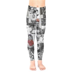 Frida Kahlo Pattern Kids  Legging by Valentinaart