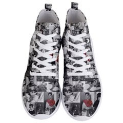 Frida Kahlo Pattern Men s Lightweight High Top Sneakers by Valentinaart