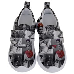 Frida Kahlo Pattern Velcro Strap Shoes by Valentinaart