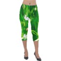 Inside The Grass Lightweight Velour Capri Leggings  View1