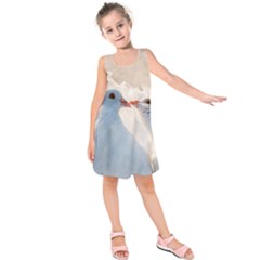 Doves In Love Kids  Sleeveless Dress by FunnyCow