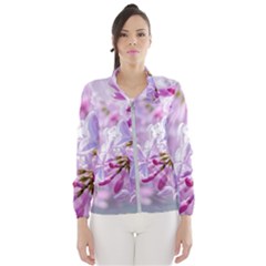 Pink Lilac Flowers Windbreaker (women)