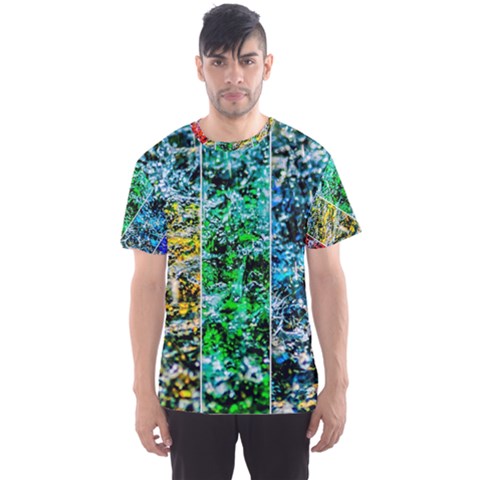 Abstract Of Colorful Water Men s Sports Mesh Tee by FunnyCow