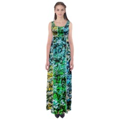 Abstract Of Colorful Water Empire Waist Maxi Dress by FunnyCow