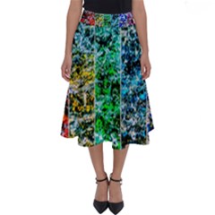 Abstract Of Colorful Water Perfect Length Midi Skirt by FunnyCow