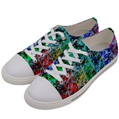 Abstract Of Colorful Water Women s Low Top Canvas Sneakers by FunnyCow