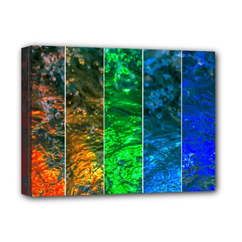 Rainbow Of Water Deluxe Canvas 16  X 12   by FunnyCow