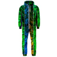 Rainbow Of Water Hooded Jumpsuit (men)  by FunnyCow