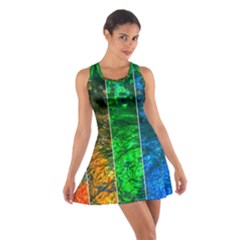 Rainbow Of Water Cotton Racerback Dress by FunnyCow