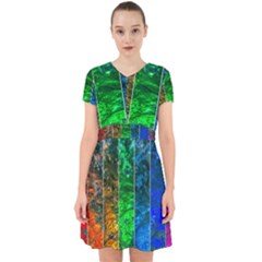 Rainbow Of Water Adorable In Chiffon Dress by FunnyCow