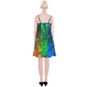 Rainbow Of Water Spaghetti Strap Velvet Dress View2