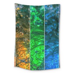 Rainbow Of Water Large Tapestry by FunnyCow