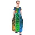 Rainbow Of Water Kids  Short Sleeve Maxi Dress View1