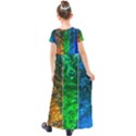 Rainbow Of Water Kids  Short Sleeve Maxi Dress View2