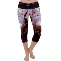 The Art Of Military Aircraft Capri Yoga Leggings