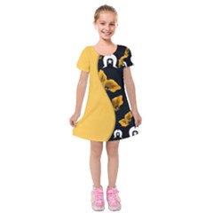 Ljp Styles Kids  Short Sleeve Velvet Dress by Ladyjpstyles07