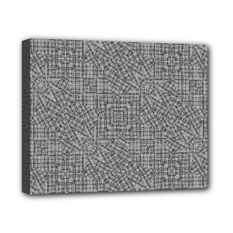 Linear Intricate Geometric Pattern Canvas 10  X 8  by dflcprints