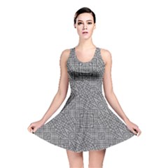 Linear Intricate Geometric Pattern Reversible Skater Dress by dflcprints