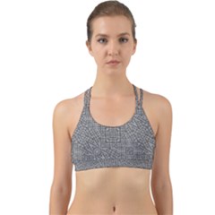 Linear Intricate Geometric Pattern Back Web Sports Bra by dflcprints