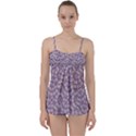 Ditsy Floral Pattern Babydoll Tankini Set View1