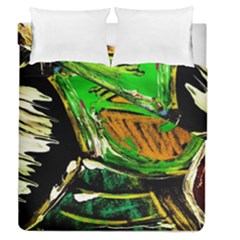 Lillies In The Terracota Vase 5 Duvet Cover Double Side (queen Size) by bestdesignintheworld