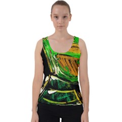 Lillies In The Terracota Vase 5 Velvet Tank Top