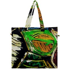 Lillies In The Terracota Vase 5 Canvas Travel Bag