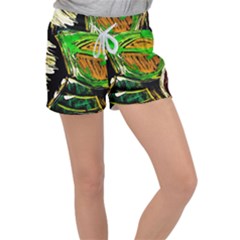 Lillies In The Terracota Vase 5 Women s Velour Lounge Shorts