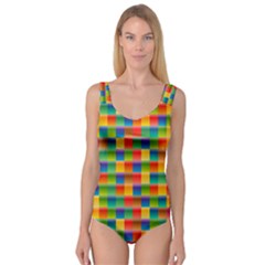 Background Colorful Abstract Princess Tank Leotard  by Nexatart