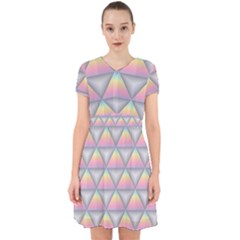 Background Colorful Triangle Adorable In Chiffon Dress by Nexatart