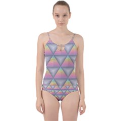 Background Colorful Triangle Cut Out Top Tankini Set by Nexatart