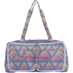 Background Colorful Triangle Multi Function Bag	