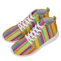 Background Colorful Abstract Men s Lightweight High Top Sneakers View2