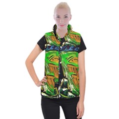 Lillies In The Terracota Vase 5 Women s Button Up Vest