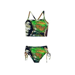 Lillies In The Terracota Vase 5 Girls  Tankini Swimsuit