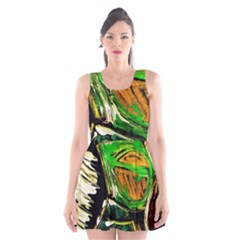 Lillies In The Terracota Vase 5 Scoop Neck Skater Dress by bestdesignintheworld