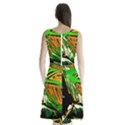 Lillies In The Terracota Vase 5 Sleeveless Waist Tie Chiffon Dress View2