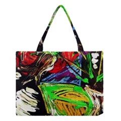 Lillies In The Terracotta Vase 1 Medium Tote Bag by bestdesignintheworld