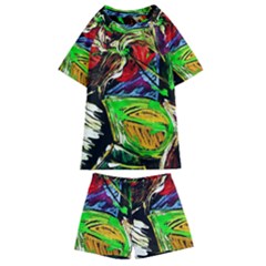 Lillies In The Terracotta Vase 1 Kids  Swim Tee And Shorts Set