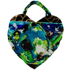 Avocado Giant Heart Shaped Tote by bestdesignintheworld