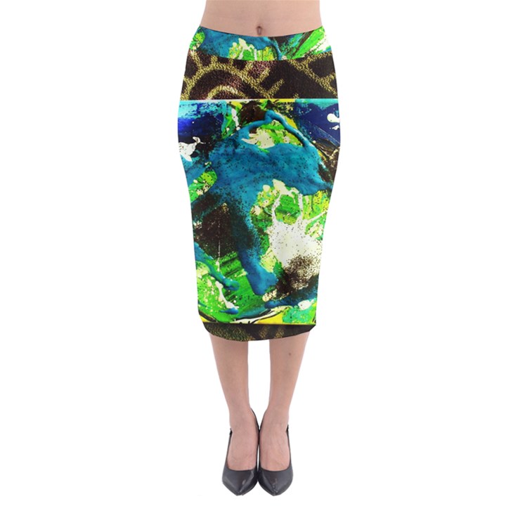 avocado Midi Pencil Skirt