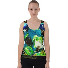 Avocado Velvet Tank Top